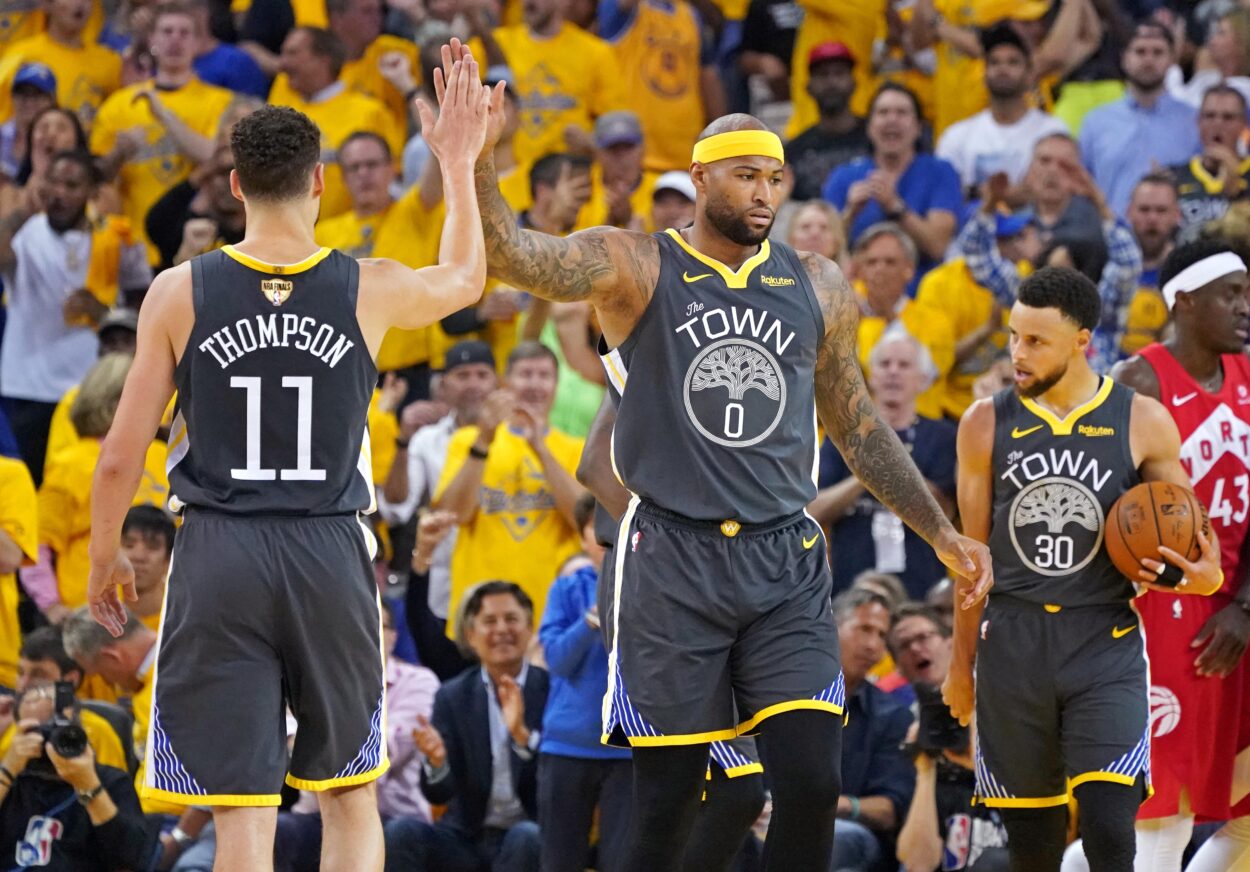 DeMarcus Cousins, NBA: Finals-Toronto Raptors at Golden State Warriors