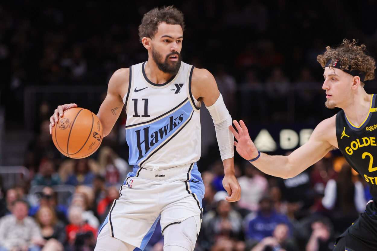 Trae Young, NBA: Golden State Warriors at Atlanta Hawks