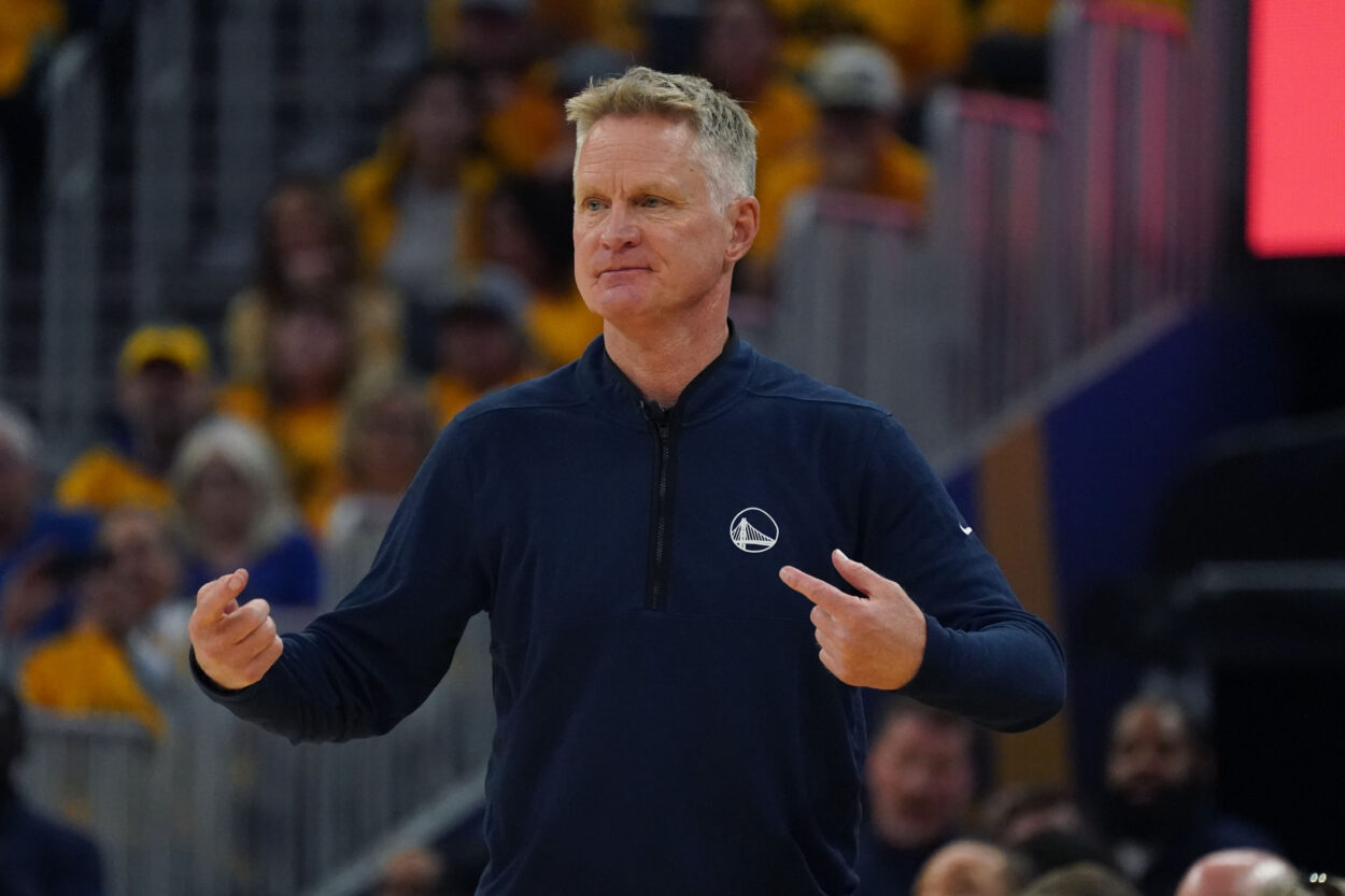 Steve Kerr, NBA: Playoffs-Minnesota Timberwolves at Golden State Warriors