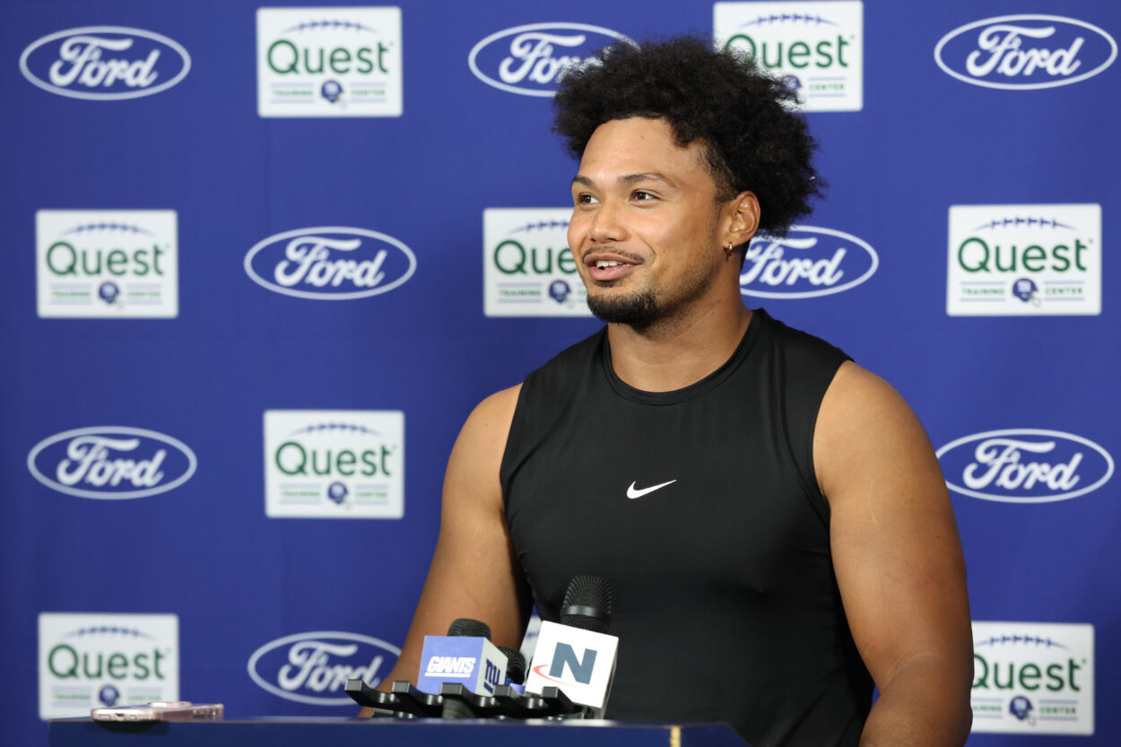 Darius Muasau, NFL: New York Giants Training Camp