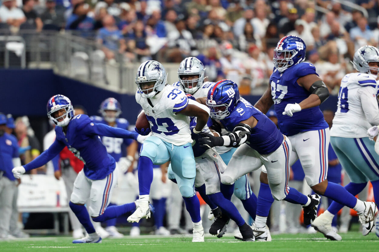 Kayvon Thibodeaux, NFL: New York Giants at Dallas Cowboys