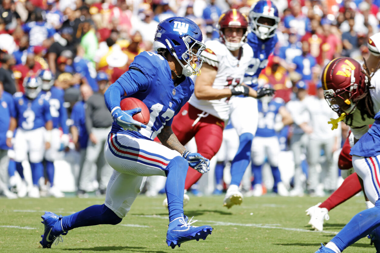 Wan'Dale Robinson, NFL: New York Giants at Washington Commanders