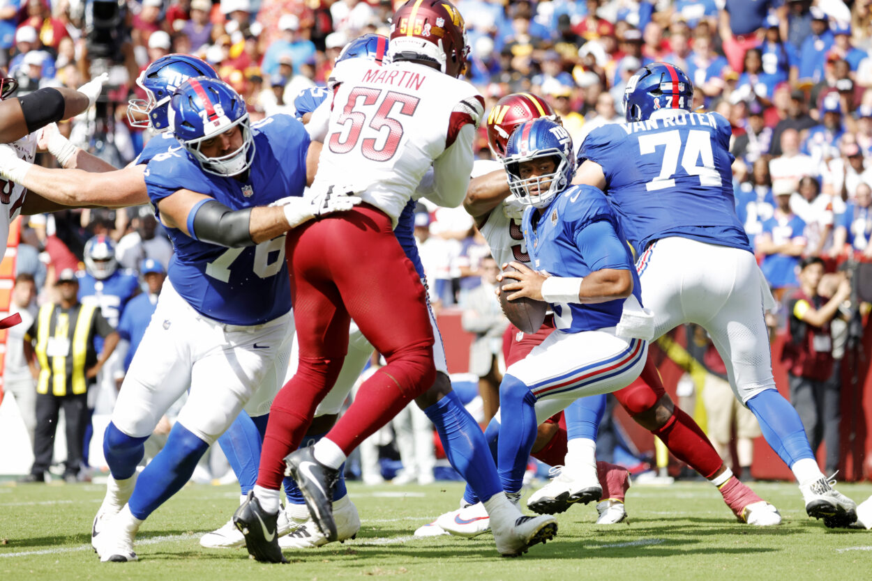 NFL: New York Giants at Washington Commanders, russell wilson