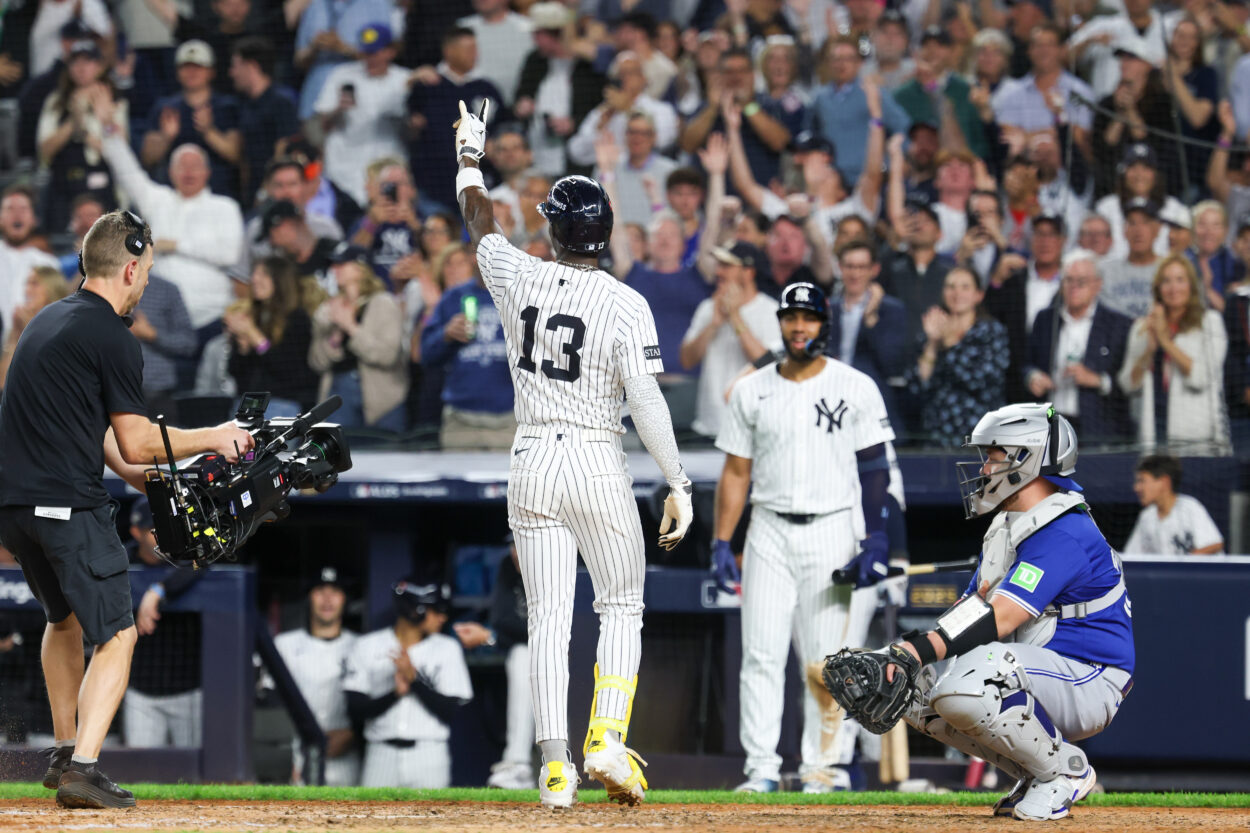 MLB: Playoffs-Toronto Blue Jays at New York Yankees