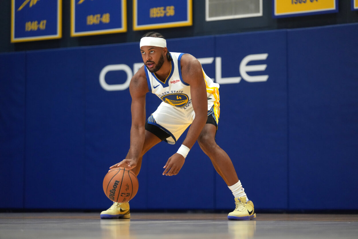 Moses Moody, NBA: Golden State Warriors-Media Day
