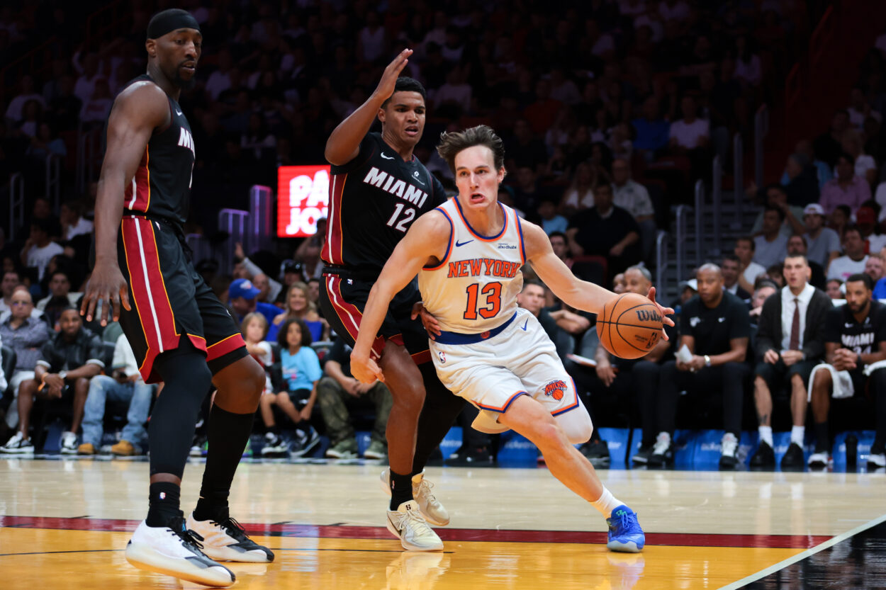 NBA: New York Knicks at Miami Heat, tyler kolek