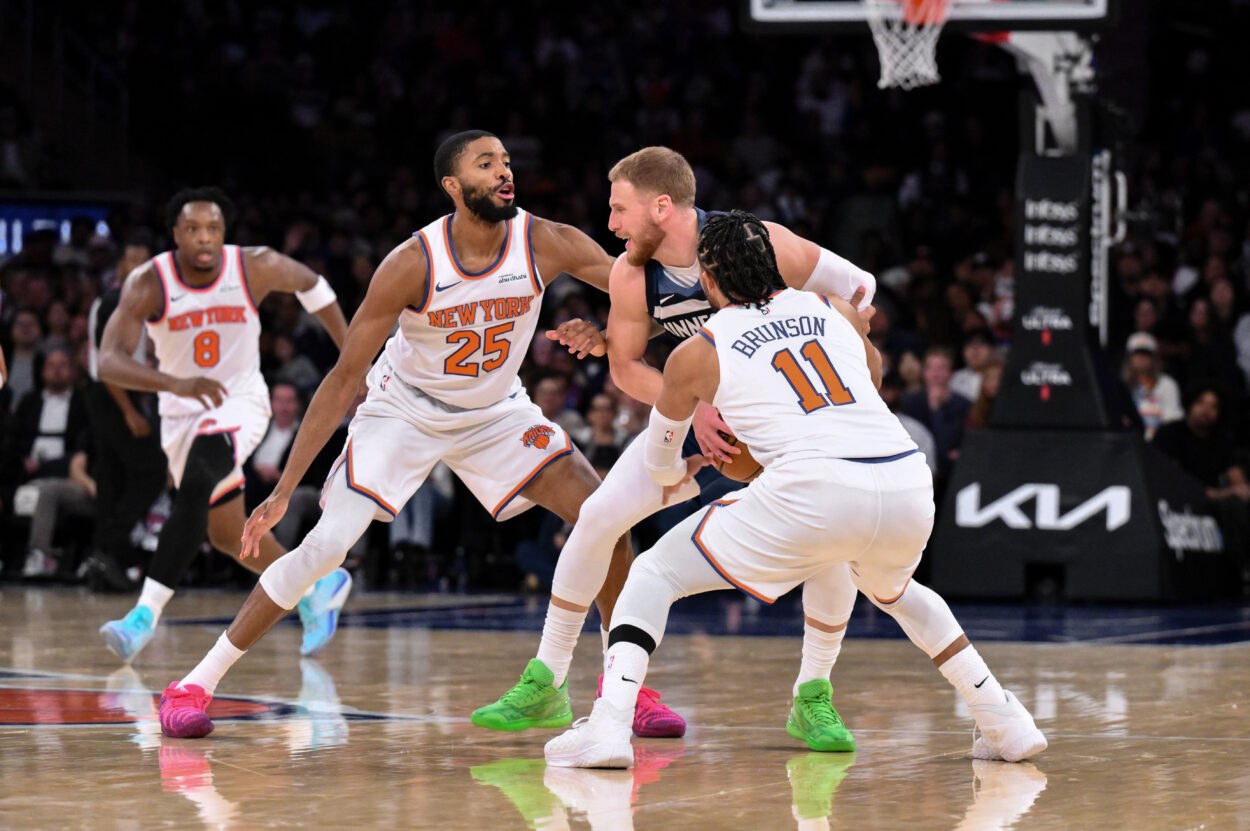NBA: Preseason-Minnesota Timberwolves at New York Knicks