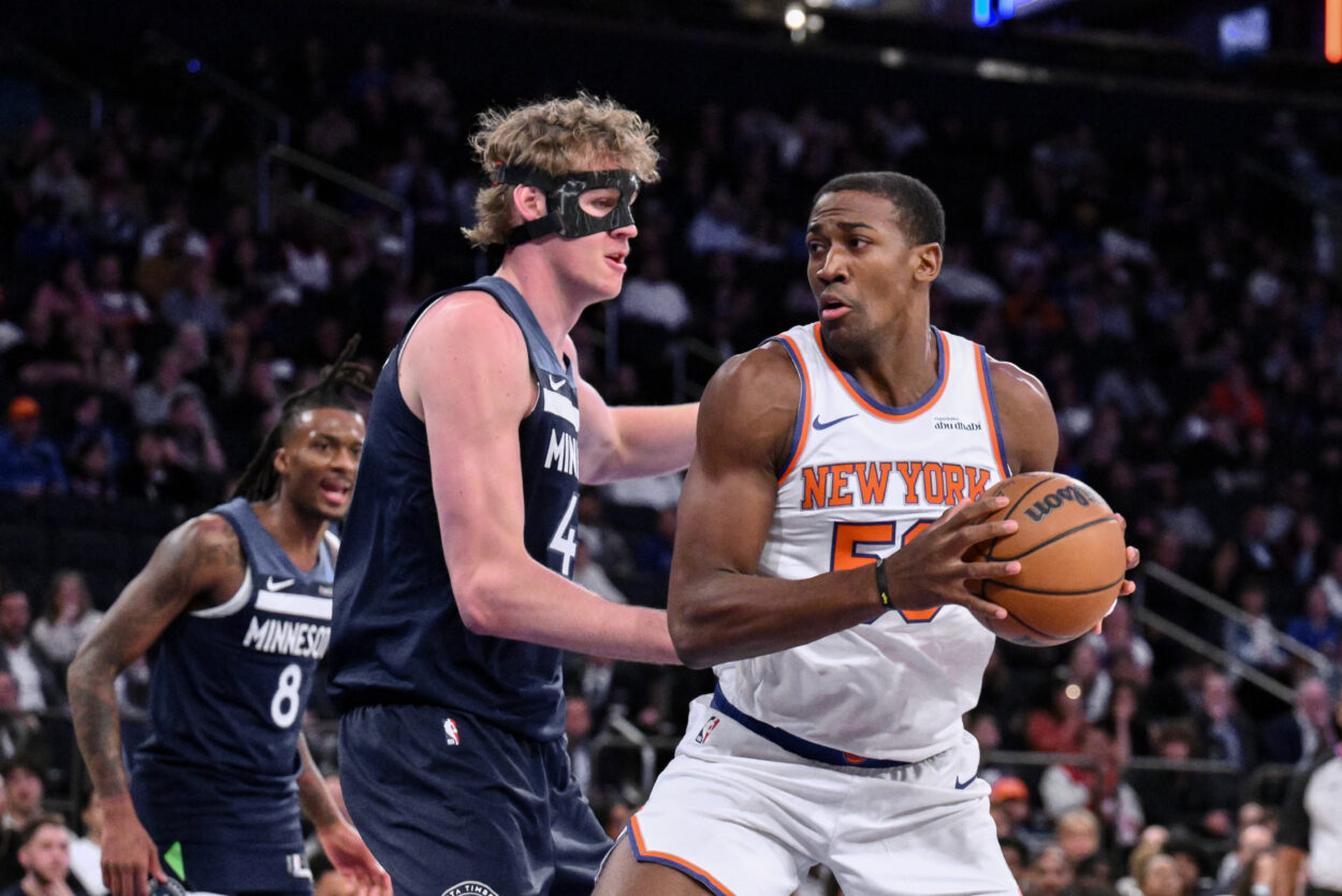 NBA: Preseason-Minnesota Timberwolves at New York Knicks, Trey Jemison III 