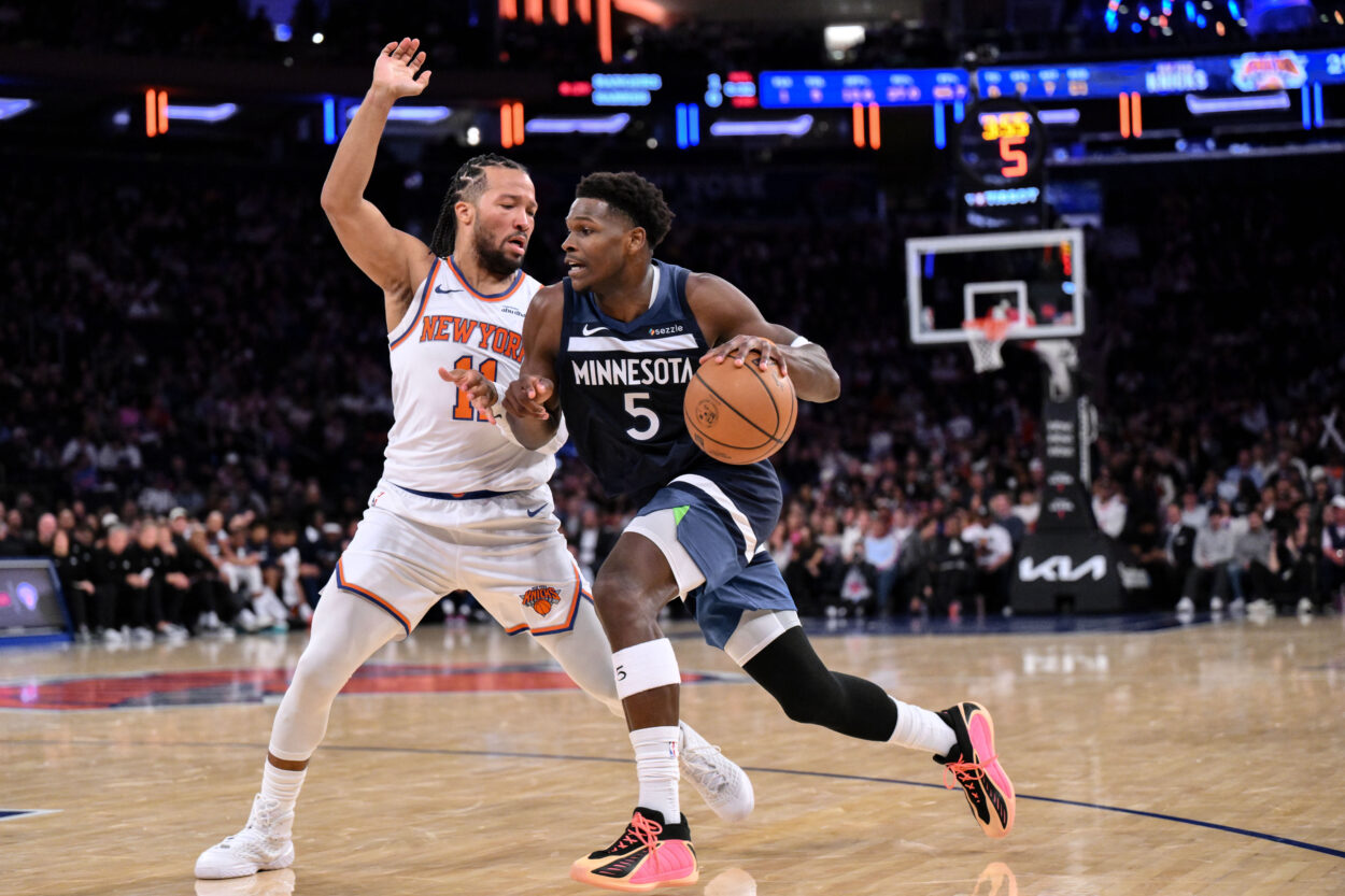NBA: Preseason-Minnesota Timberwolves at New York Knicks, jalen brunson