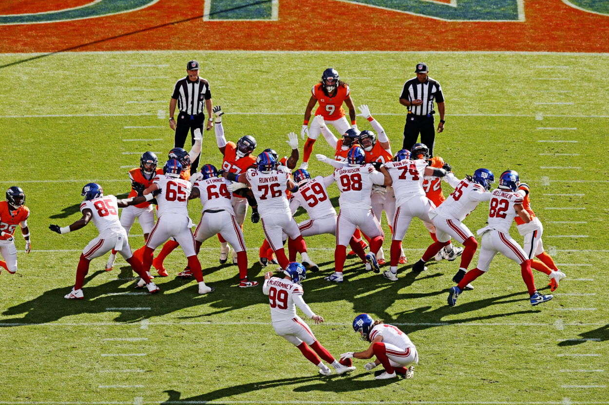 Jude McAtamney, NFL: New York Giants at Denver Broncos