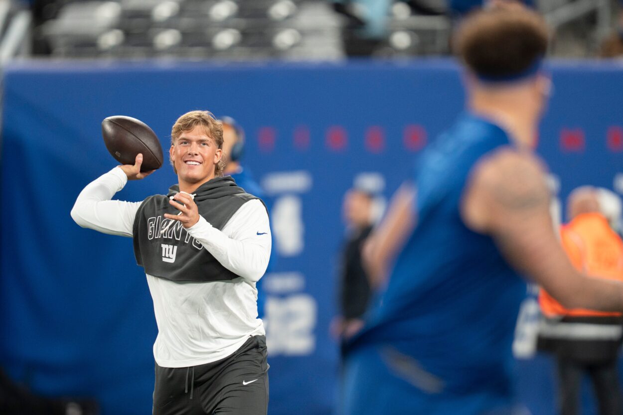 Syndication: The Record, jaxson dart, new york giants