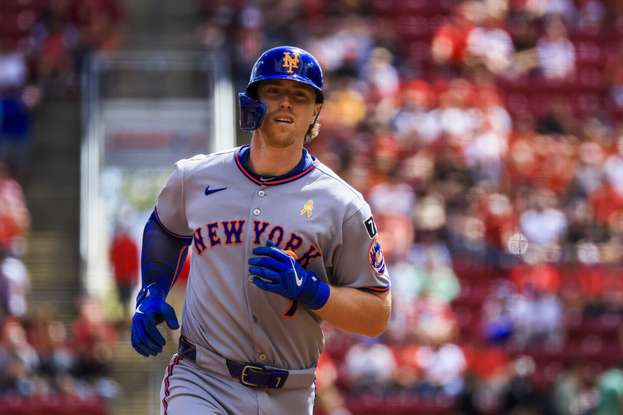 MLB: New York Mets at Cincinnati Reds, brett baty