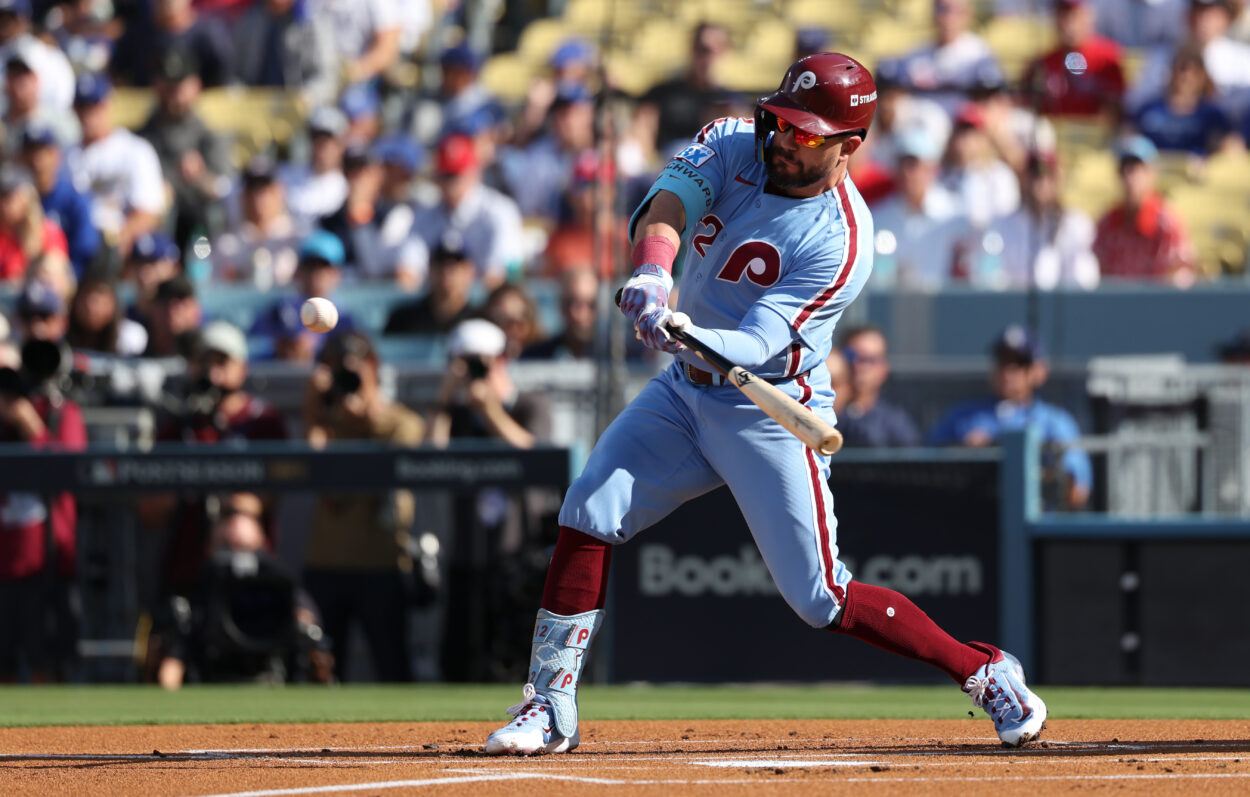 MLB: Playoffs-Philadelphia Phillies at Los Angeles Dodgers, kyle schwarber, mets