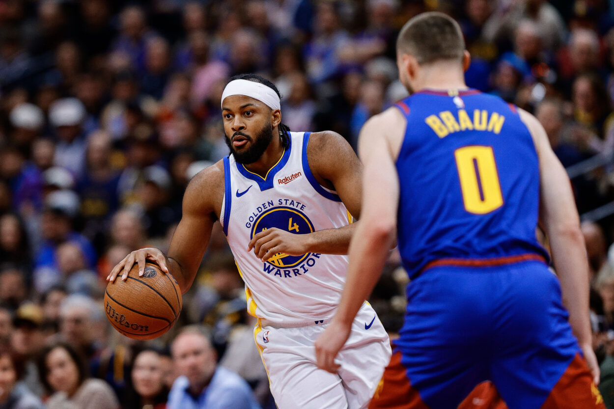 Moses Moody, NBA: Golden State Warriors at Denver Nuggets