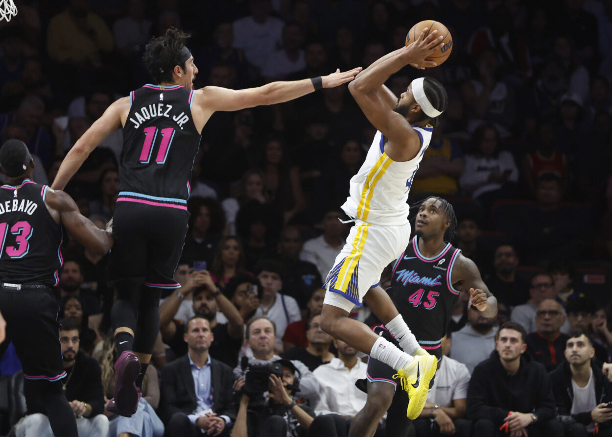 NBA: Golden State Warriors at Miami Heat
