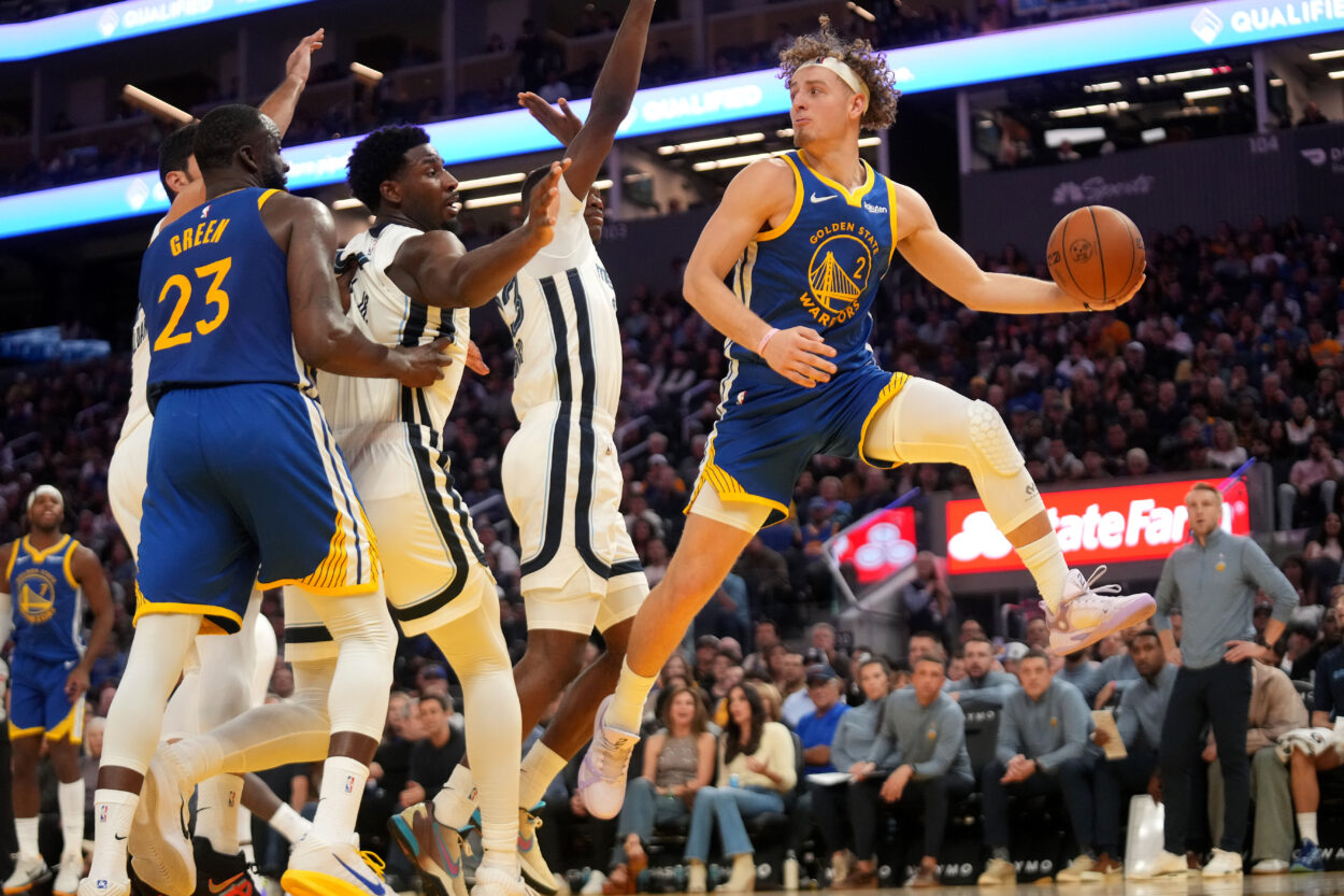Brandin Podziemski, NBA: Memphis Grizzlies at Golden State Warriors