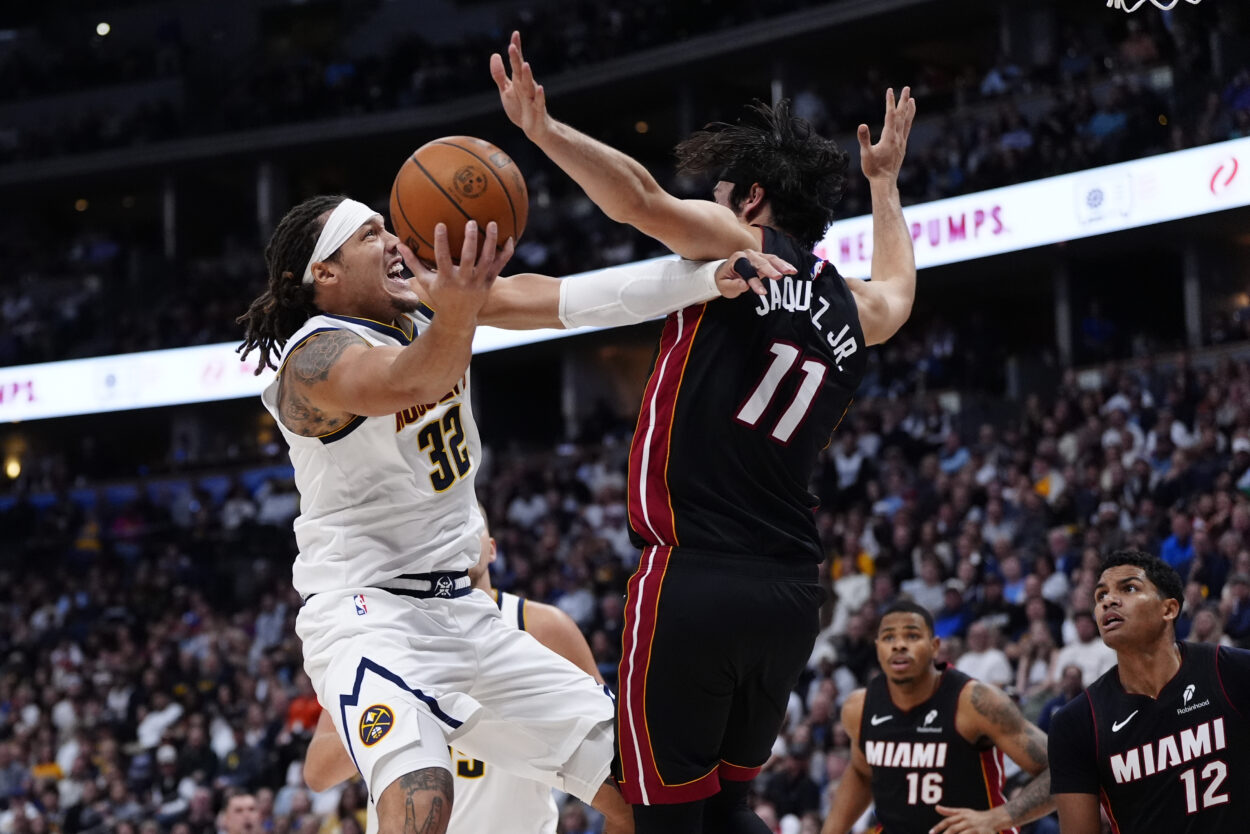 NBA: Miami Heat at Denver Nuggets