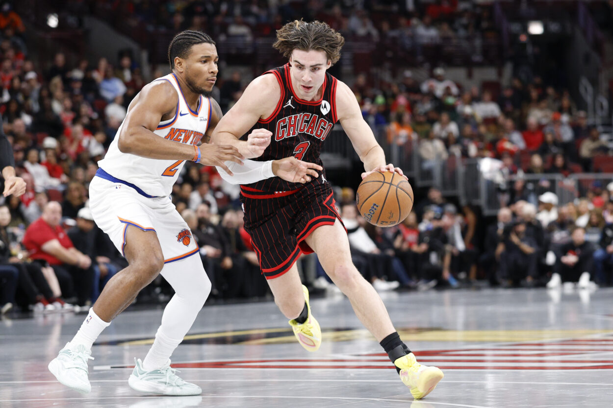 NBA: New York Knicks at Chicago Bulls, miles mcbride