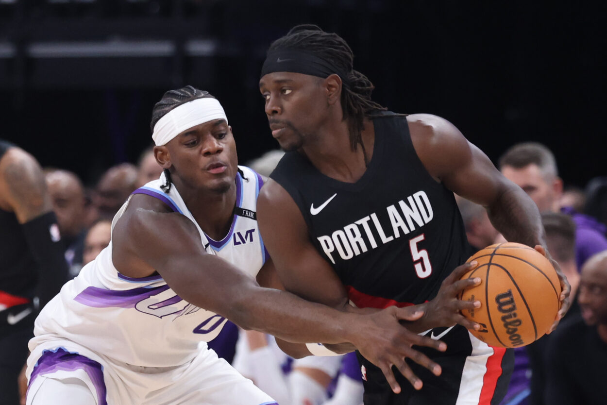 Jrue Holiday, warriors, NBA: Portland Trail Blazers at Utah Jazz