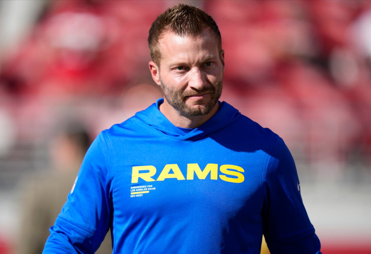 Sean McVay, NFL: Los Angeles Rams at San Francisco 49ers