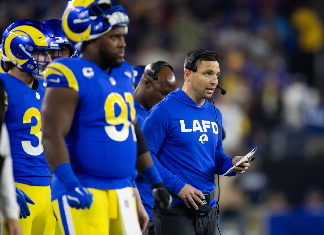 Chris Shula, giants, NFL: NFC Wild Card Round-Minnesota Vikings at Los Angeles Rams