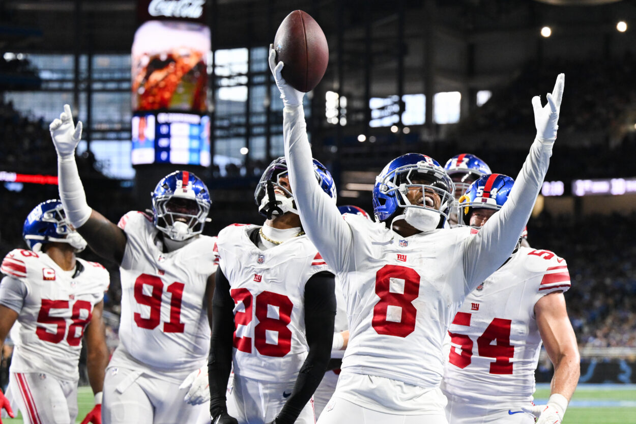 Jevon Holland, NFL: New York Giants at Detroit Lions