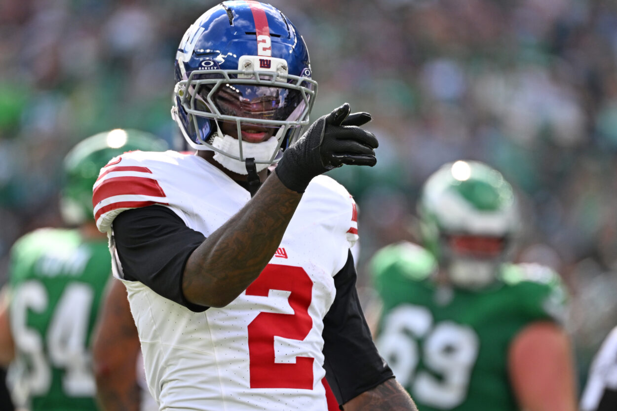 Deonte Banks, NFL: New York Giants at Philadelphia Eagles
