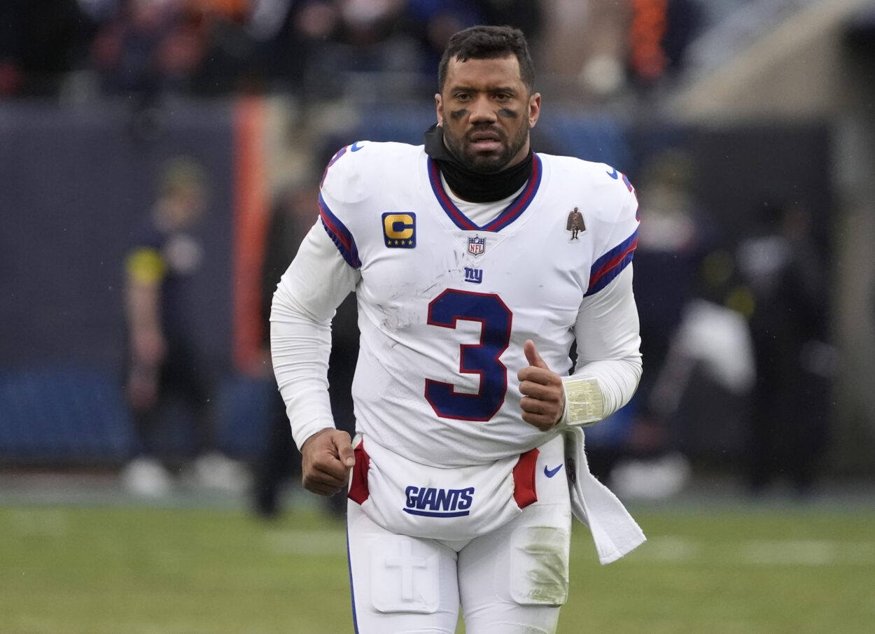 Russell Wilson, NFL: New York Giants at Chicago Bears
