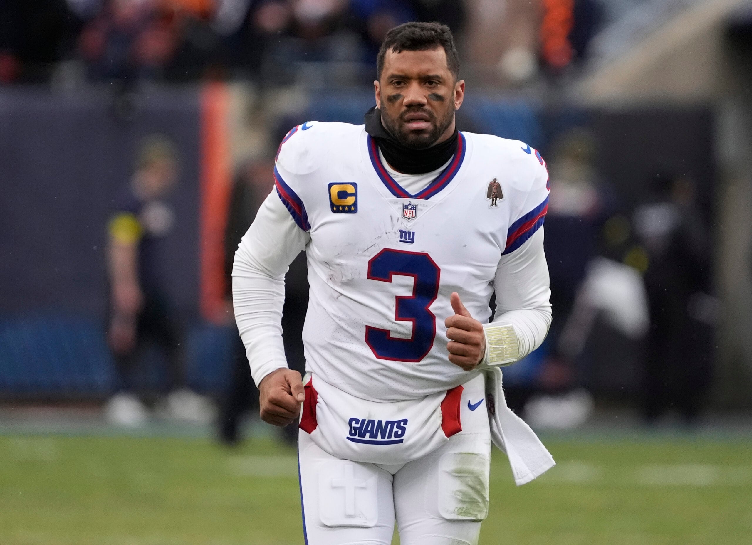 Russell Wilson, NFL: New York Giants at Chicago Bears