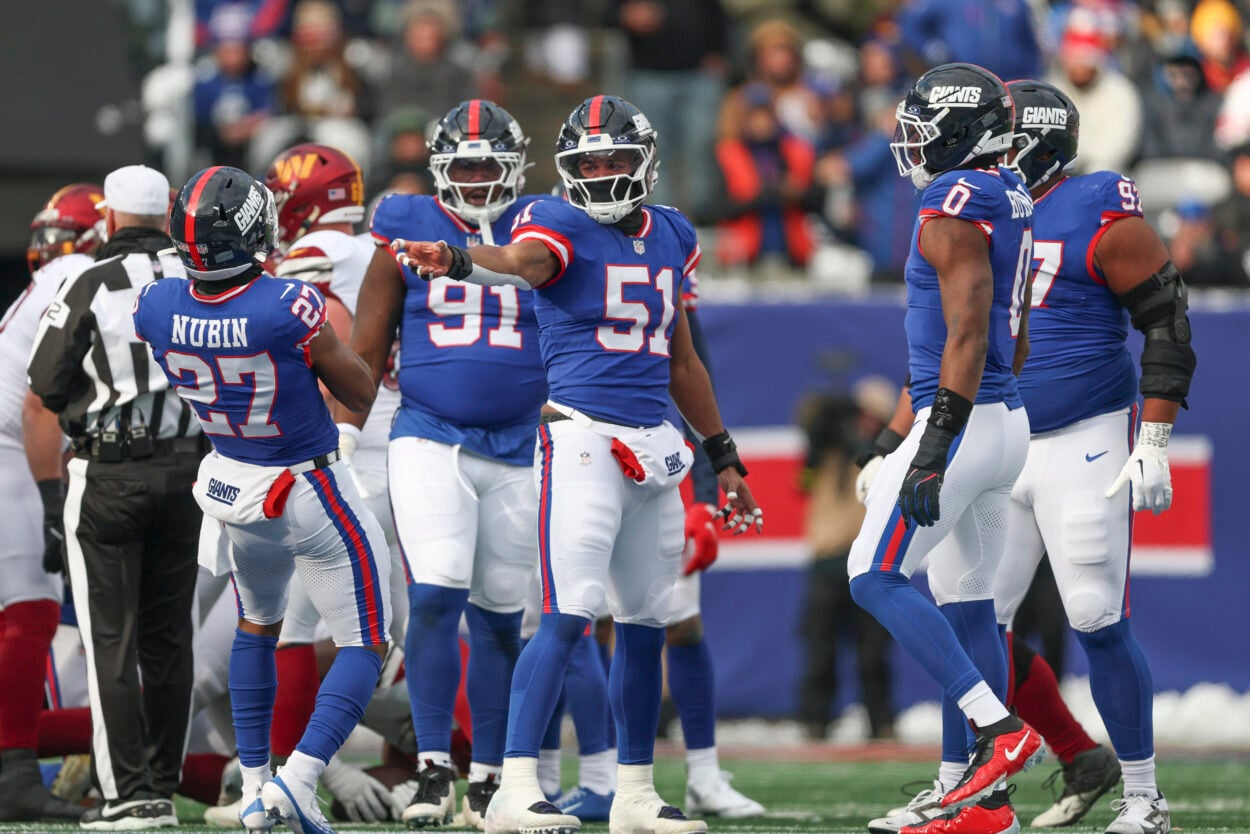 Abdul Carter, NFL: Washington Commanders at New York Giants