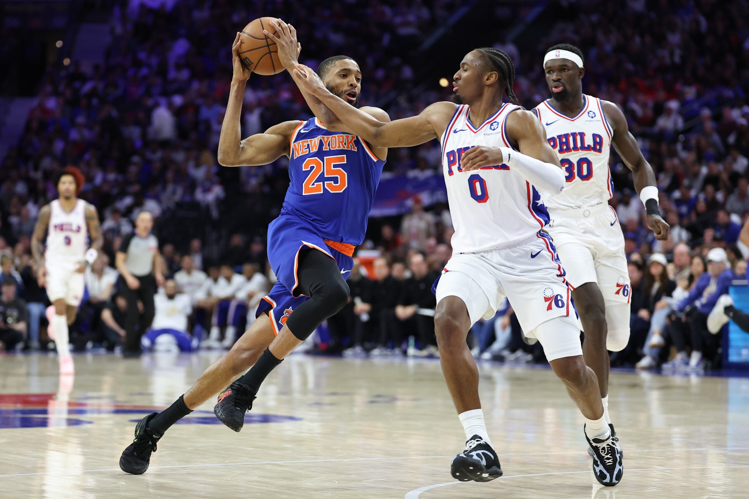 NY Knicks’ Mikal Bridges is establishing himself as a playoff riser